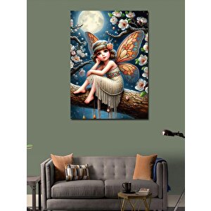 Kanvas Tablo Kelebek Kanatlı Çocuk 70x100 cm
