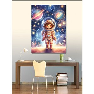 Kanvas Tablo Astronot Çocuk 100x140 cm