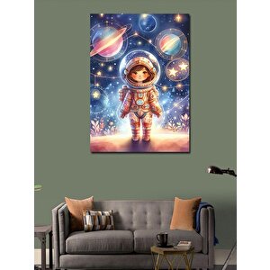 Kanvas Tablo Astronot Çocuk 100x140 cm