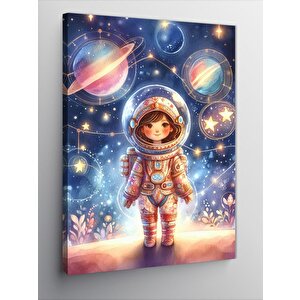 Kanvas Tablo Astronot Çocuk 70x100 cm