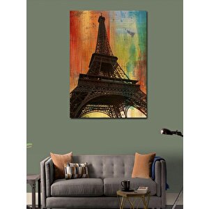 Kanvas Tablo Eyfel Kulesi Paris 70x100 cm