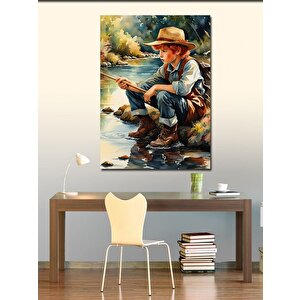 Kanvas Tablo Balıkçı Çocuk