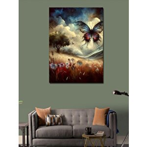 Kanvas Tablo Ormandaki Kelebek 70x100 cm