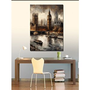 Kanvas Tablo Londra Saat Kulesi 100x140 cm