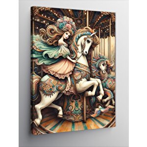 Kanvas Tablo Tatlı Karınca Ve Çocuk 70x100 cm