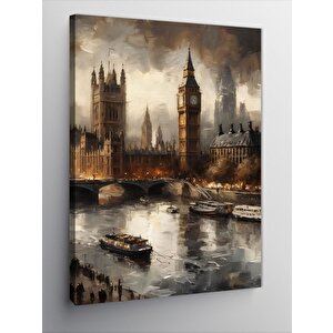 Kanvas Tablo Londra Saat Kulesi