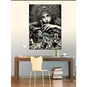 Kanvas Tablo Elbise Diken Çocuk 100x140 cm