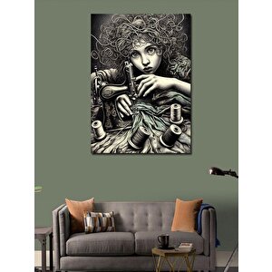 Kanvas Tablo Elbise Diken Çocuk 100x140 cm