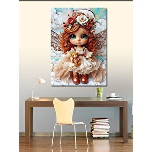Kanvas Tablo Küçük Çocuk Ve Oyuncağı