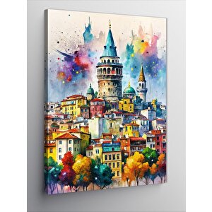Kanvas Tablo Galata Kulesi İstanbul