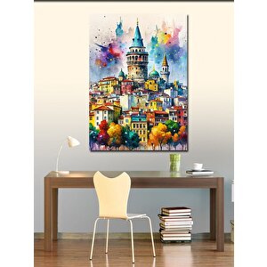 Kanvas Tablo Galata Kulesi İstanbul