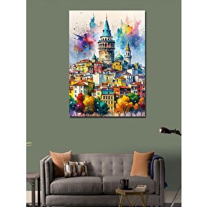 Kanvas Tablo Galata Kulesi İstanbul