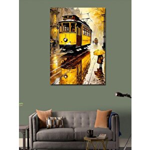 Kanvas Tablo Sarı Tramvay