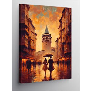 Kanvas Tablo Galata Kulesi 100x140 cm