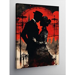 Kanvas Tablo Sarılan Çift 70x100 cm