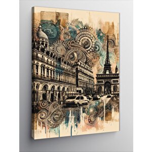 Kanvas Tablo Paris Eyfek Kulesi