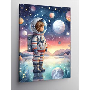 Kanvas Tablo Astronot Çocuk 100x140 cm