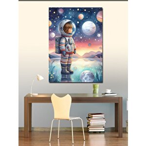 Kanvas Tablo Astronot Çocuk 100x140 cm