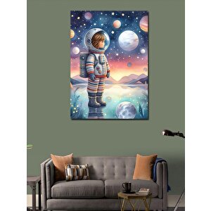 Kanvas Tablo Astronot Çocuk 100x140 cm