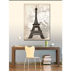 Kanvas Tablo Fransa Paris Eyfel Kulesi