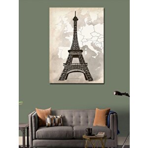 Kanvas Tablo Fransa Paris Eyfel Kulesi