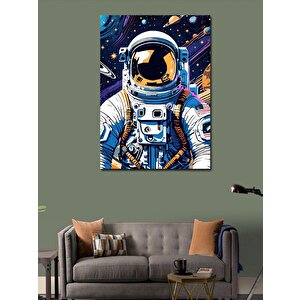 Kanvas Tablo Amerikan Astronotu Uzay