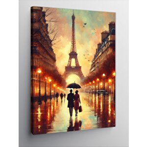 Kanvas Tablo Eyfel Kulesi Paris 100x140 cm