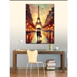 Kanvas Tablo Eyfel Kulesi Paris 100x140 cm
