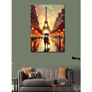 Kanvas Tablo Eyfel Kulesi Paris 100x140 cm