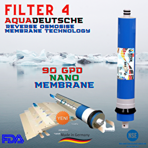 Aqua Deutsche Premi̇um Siyah Renk. 8 Litre. Gümüş İyon Tatlandiricili Su Arıtma Cihazı