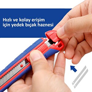 Workpro Wp212008 9mm Ağır Hizmet Paslanmaz Çelik Kasa Maket Bıçağı
