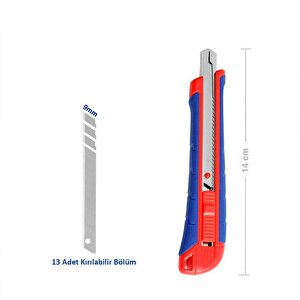 Workpro Wp212008 9mm Ağır Hizmet Paslanmaz Çelik Kasa Maket Bıçağı