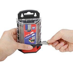 Workpro Wp213004 100’lü Rötuş Maket Bıçağı Yedeği