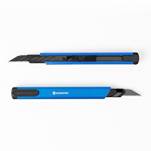 Workpro Wp212012 9mm Alüminyum Kasa Cep Askılı Maket Bıçağı (mavi̇)