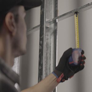 Workpro Wp261044 8mx25mm Naylon Kaplama Sarı Çift Taraflı Manyetik Çelik Şerit Metre