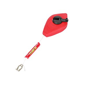 Workpro Wp329019 Çizim İpi Seti 115gr Kırmızı Çizim İpi Boyası + Mini Su Terazisi + 30m Çizim İpi