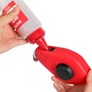 Workpro Wp329019 Çizim İpi Seti 115gr Kırmızı Çizim İpi Boyası + Mini Su Terazisi + 30m Çizim İpi