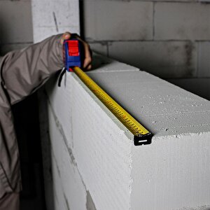 Workpro Wp261009 5mx19mm/16ft. Naylon Kaplama Sarı Çelik Şerit Metre