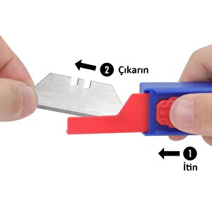 Workpro Wp213002 10’lu Rötuş Maket Bıçağı Yedeği