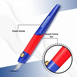 Workpro Wp219005 14 Parça Profesyonel Hobi Maket Bıçağı Seti