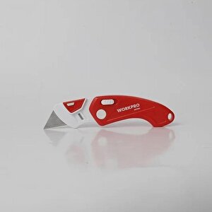 Workpro Wp211004 Plastik Gövde Katlanır Rötuş Maket Bıçağı