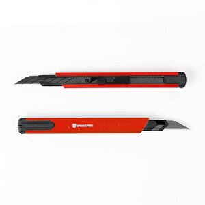Workpro Wp212020 9mm Alüminyum Kasa Cep Askılı Maket Bıçağı (kirmizi)