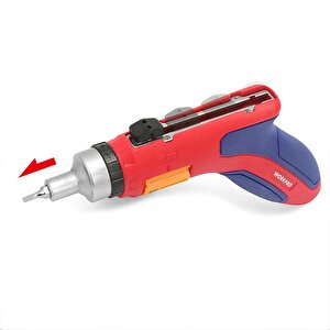 Workpro Wp221048 24 Parça Profesyonel Cr-v Kabzalı Cırcırlı Bits Tornavida Seti + Kemer Askılı Bez Taşıma Çantası