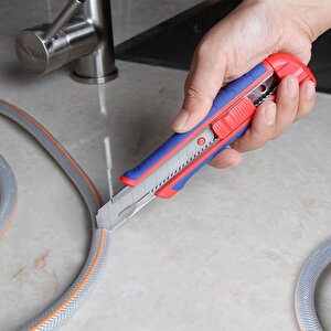 Workpro Wp212009 18mm Ağır Hizmet Paslanmaz Çelik Kasa Maket Bıçağı
