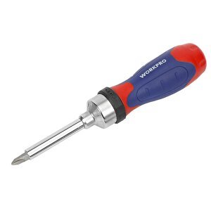 Workpro Wp200524 14 Parça Profesyonel Cr-v Cırcırlı Bits Tornavida Seti