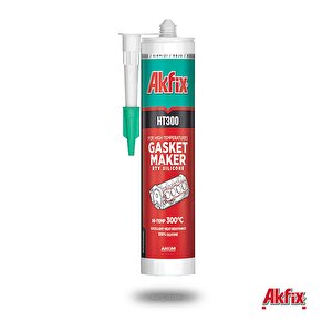 Akfi̇x Ht300 Yüksek Isi Si̇li̇konu Kirmizi Sivi Conta