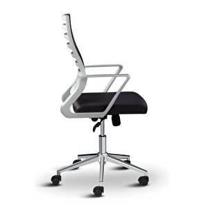 Ceo Fileli Çalışma Koltuğu Ofis Sandalyesi Çalışma Sandalyesi Siyah