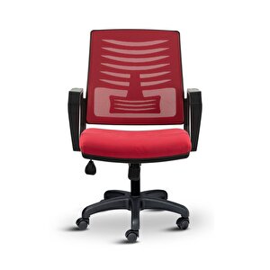 Metis Çalışma Koltuğu Ofis Sandalyesi Bilgisayar Koltuğu Kırmızı