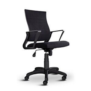 Rigel 55300 Çalışma Koltuğu Ofis Koltuğu Bilgisayar Koltuğu Siyah