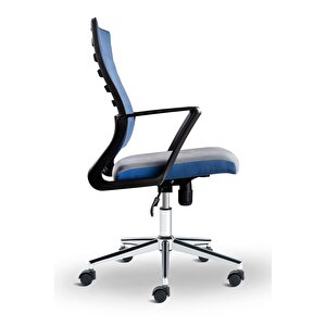 Rigel 55200 Metal Ayaklı Çalışma Koltuğu Ofis Sandalyesi Çok Renkli 06